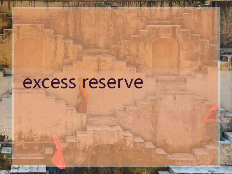excess reserve