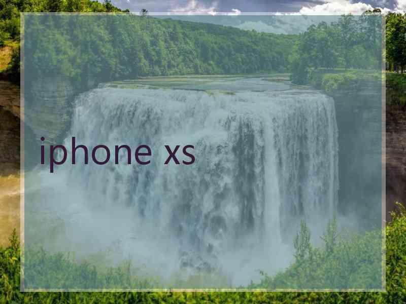iphone xs