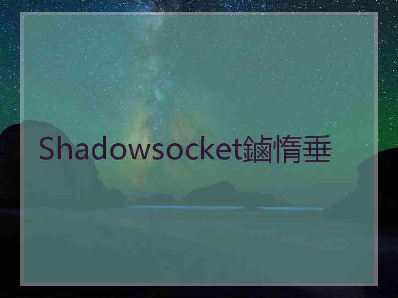 Shadowsocket鏀惰垂