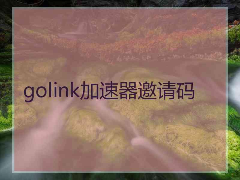 golink加速器邀请码