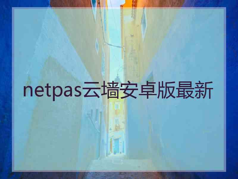 netpas云墙安卓版最新