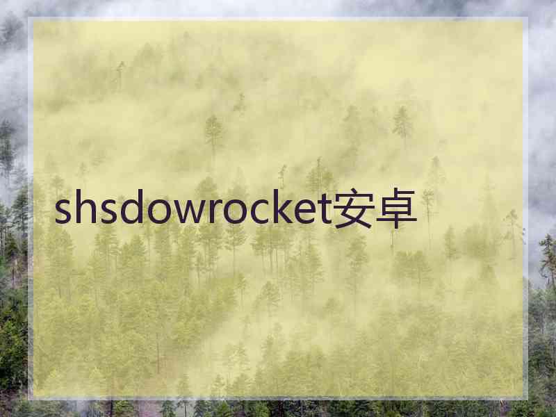 shsdowrocket安卓