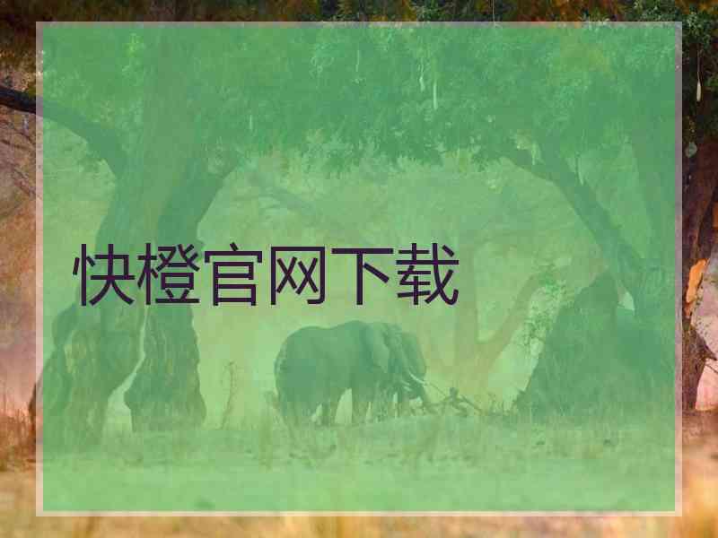 快橙官网下载