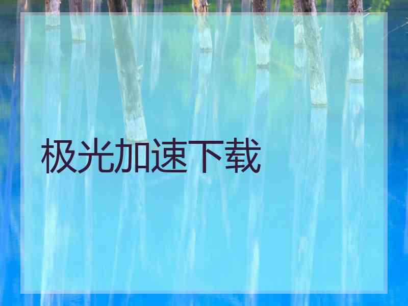 极光加速下载