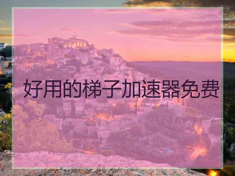 好用的梯子加速器免费