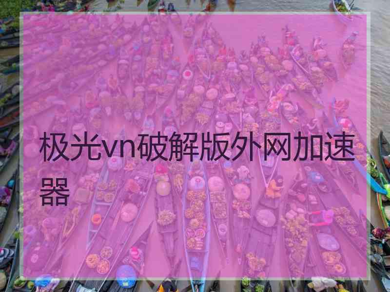 极光vn破解版外网加速器