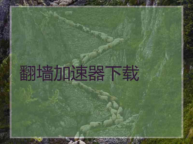 翻墙加速器下载