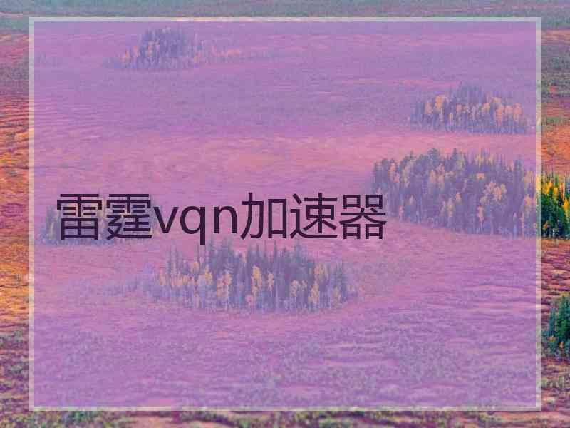 雷霆vqn加速器