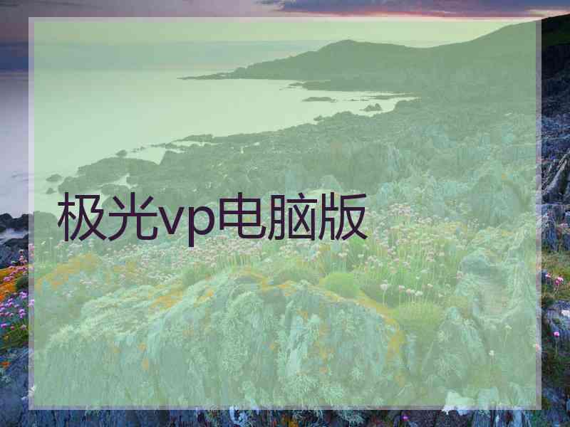 极光vp电脑版