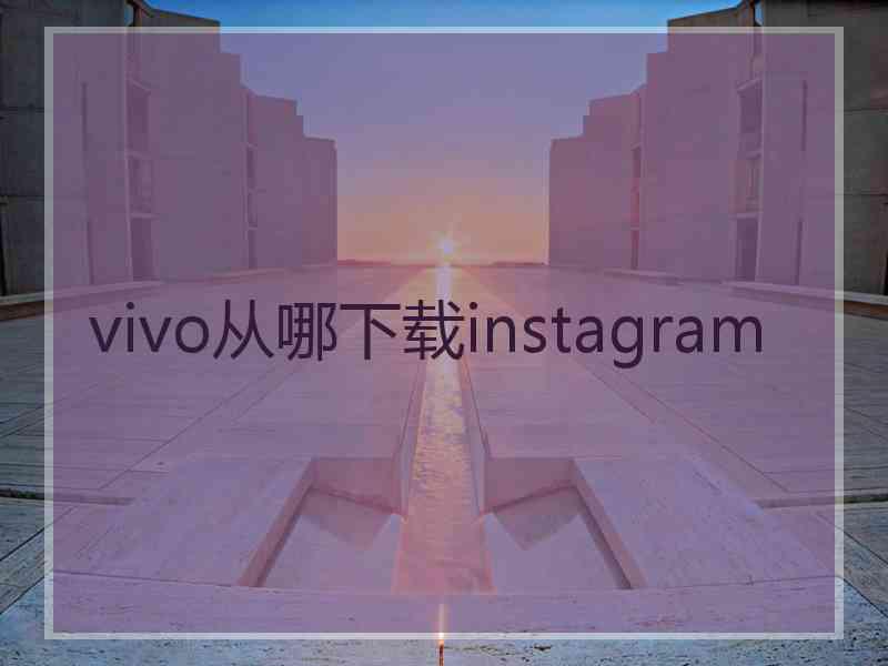 vivo从哪下载instagram