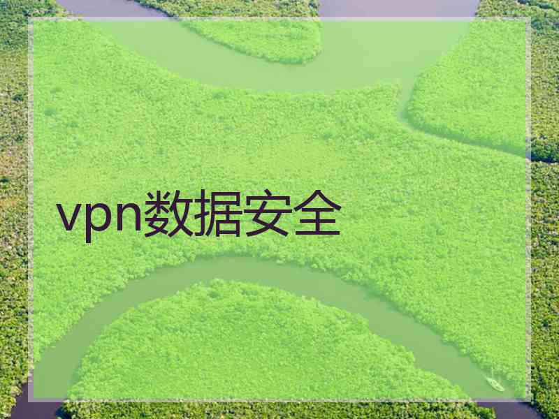 vpn数据安全
