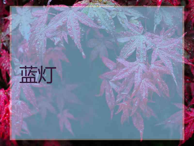 蓝灯