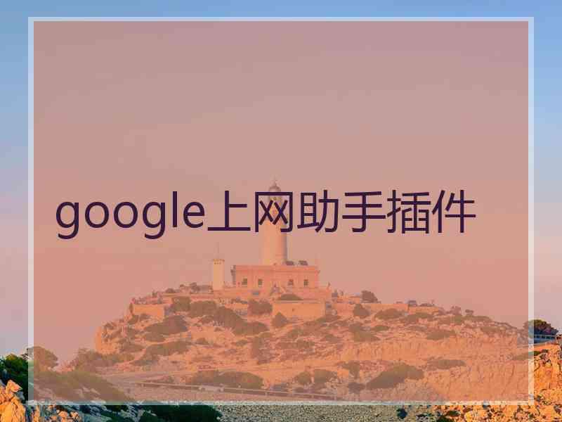 google上网助手插件