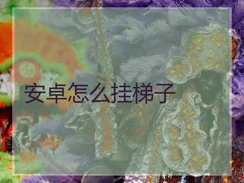 安卓怎么挂梯子