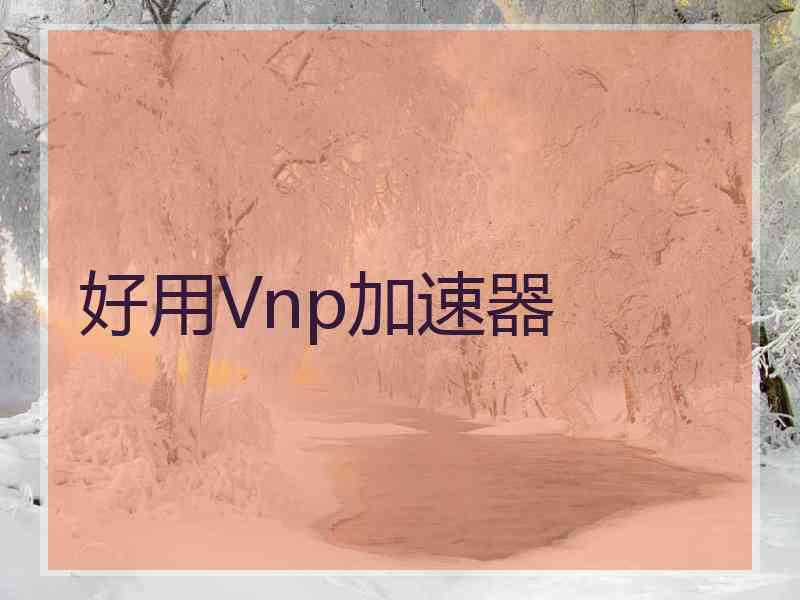 好用Vnp加速器