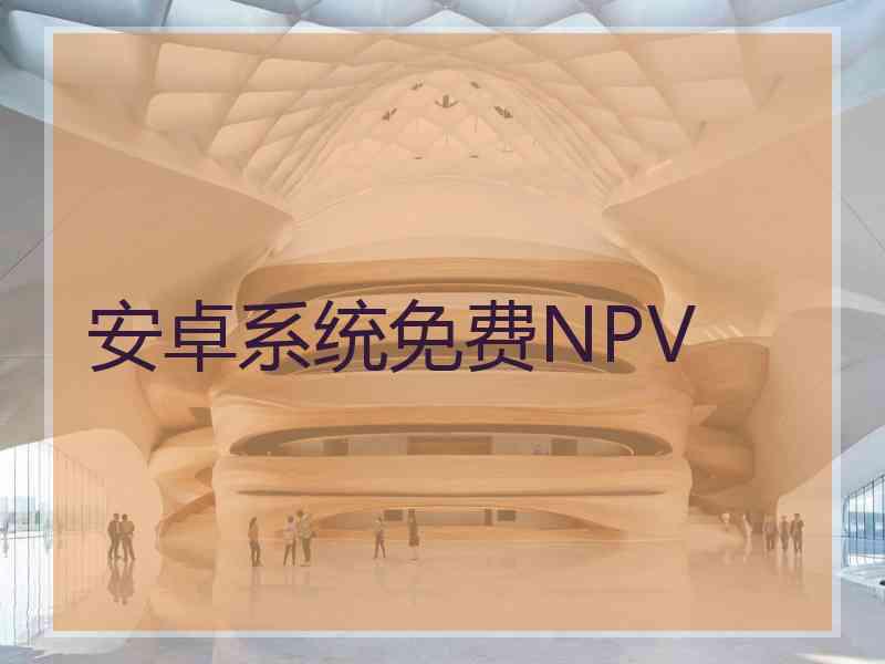 安卓系统免费NPV