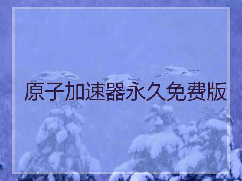 原子加速器永久免费版