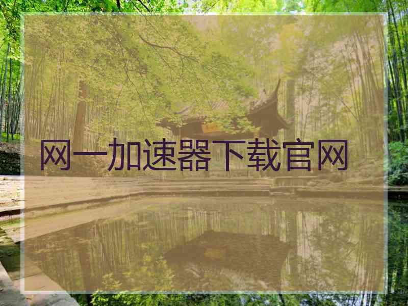 网一加速器下载官网