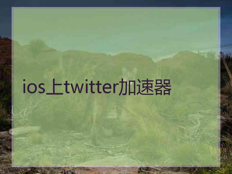ios上twitter加速器