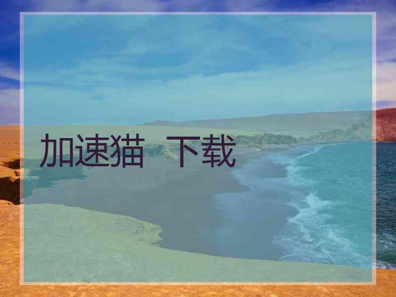 加速猫  下载