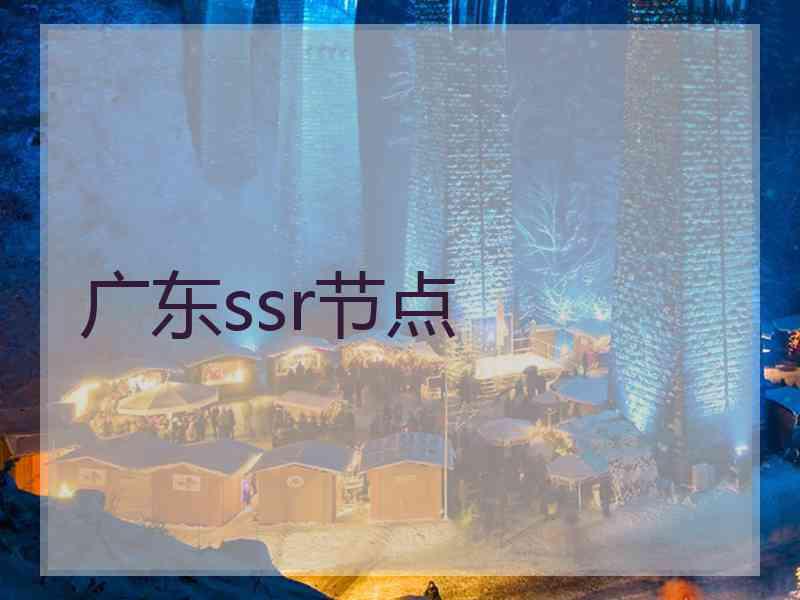 广东ssr节点