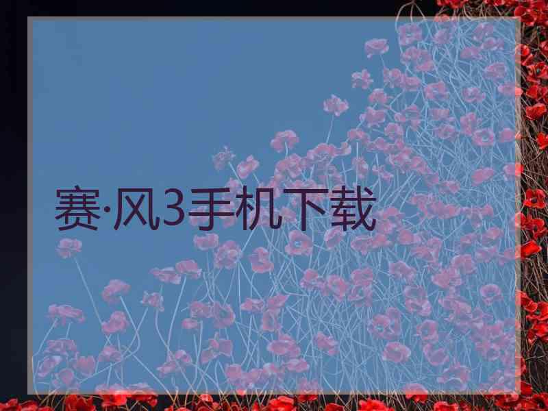 赛·风3手机下载