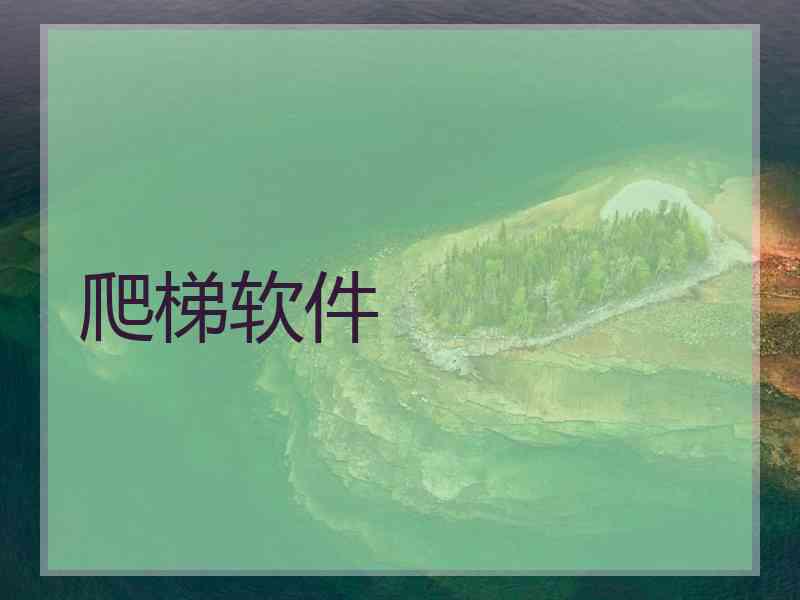 爬梯软件
