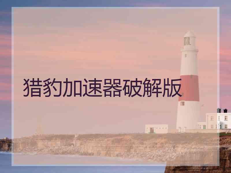 猎豹加速器破解版