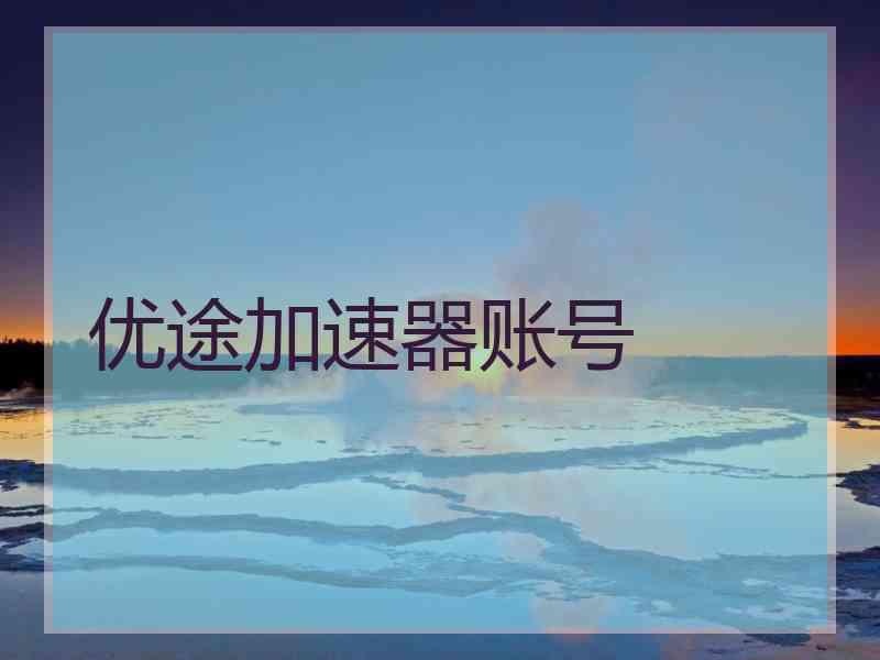 优途加速器账号