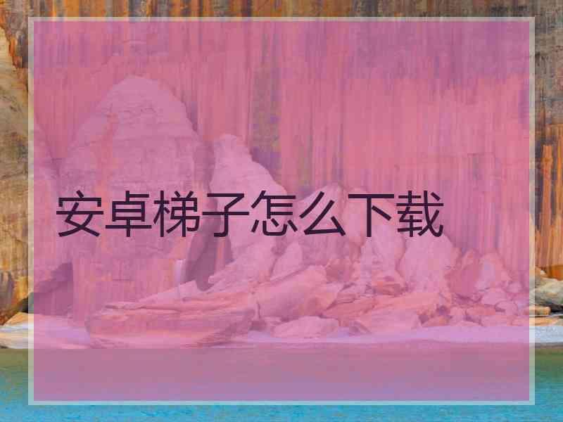 安卓梯子怎么下载