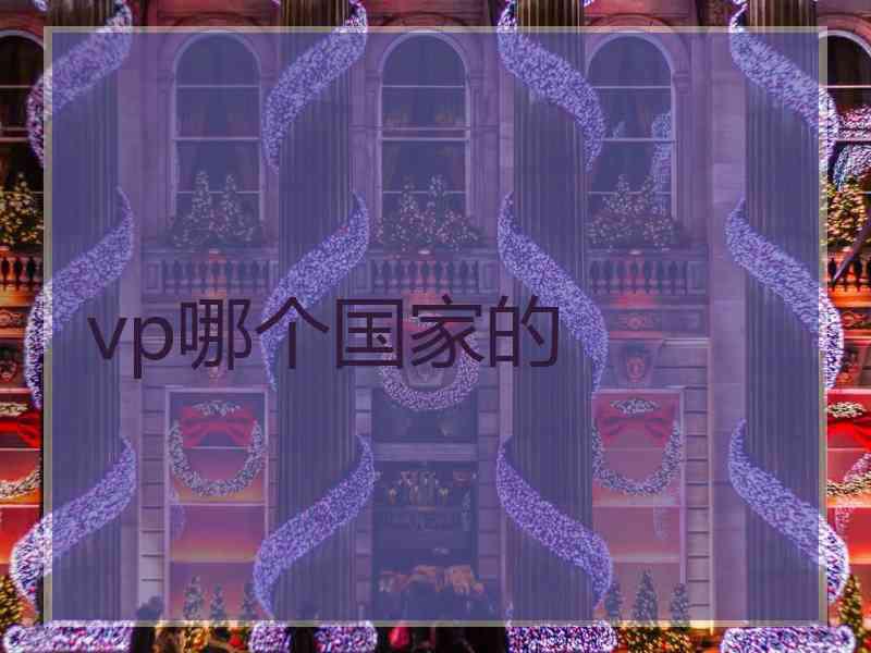 vp哪个国家的