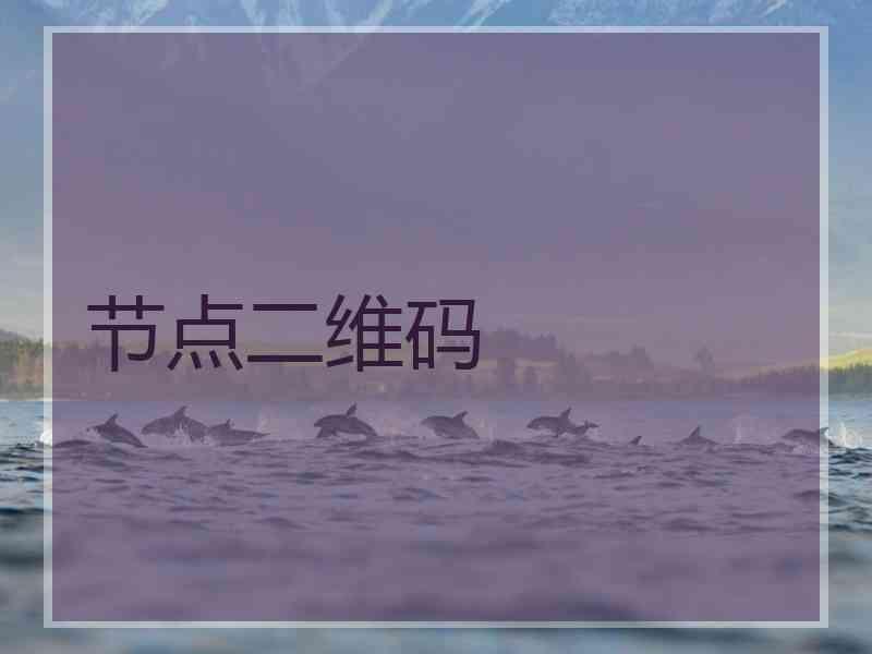 节点二维码