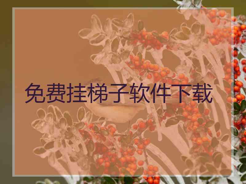 免费挂梯子软件下载