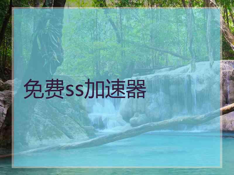 免费ss加速器
