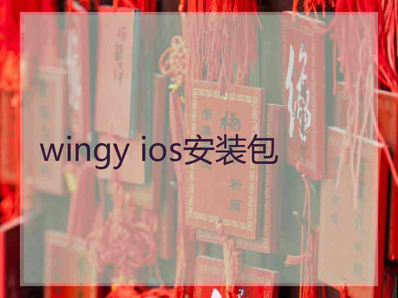 wingy ios安装包