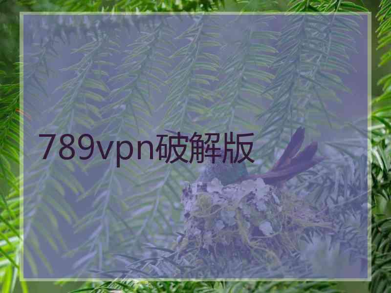 789vpn破解版