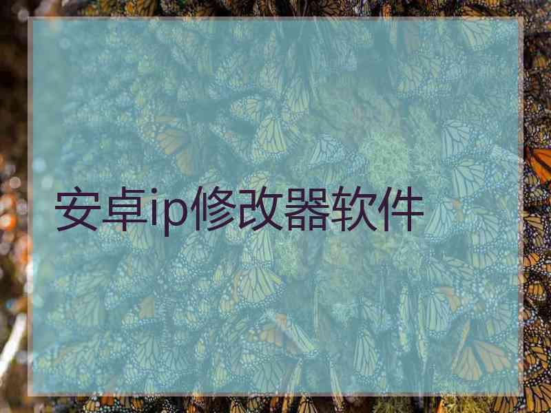 安卓ip修改器软件