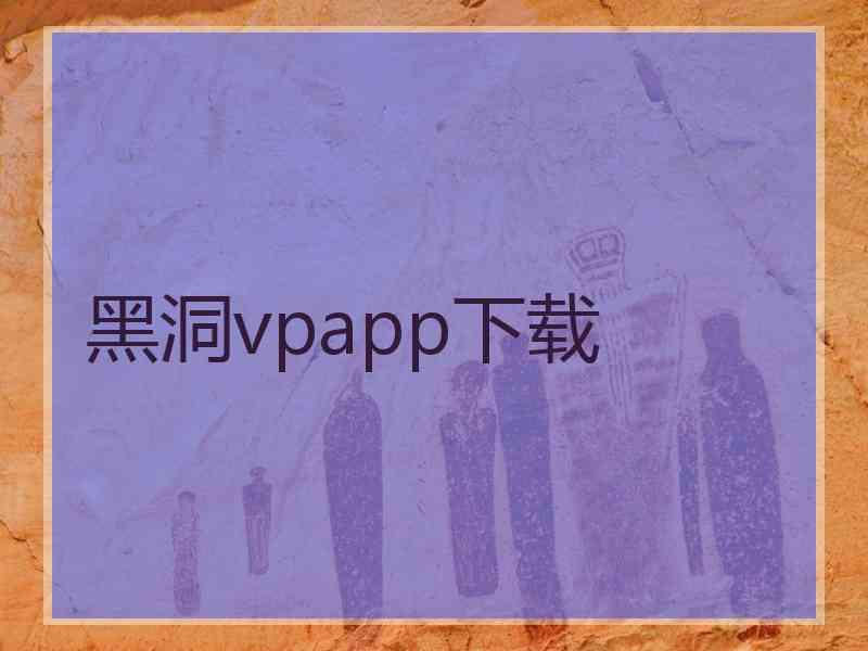 黑洞vpapp下载