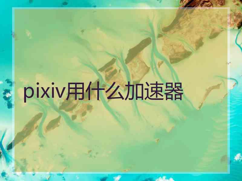 pixiv用什么加速器