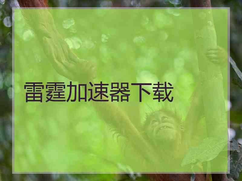 雷霆加速器下载