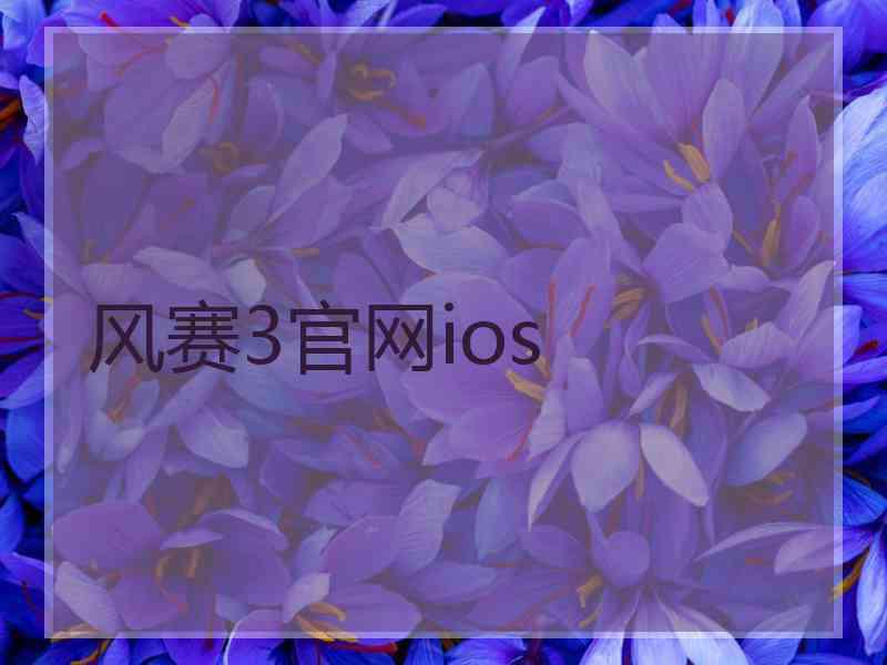 风赛3官网ios