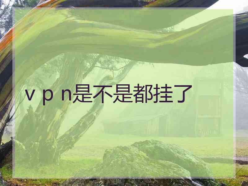 v p n是不是都挂了
