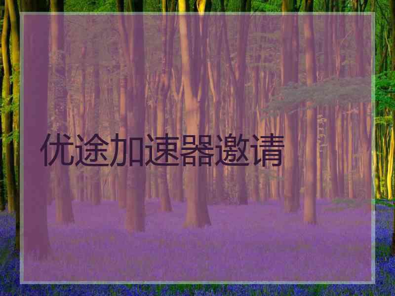 优途加速器邀请