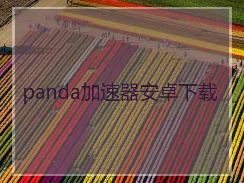 panda加速器安卓下载