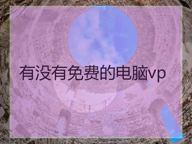 有没有免费的电脑vp