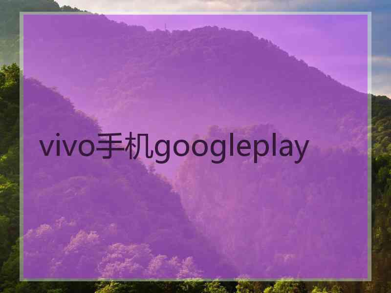 vivo手机googleplay
