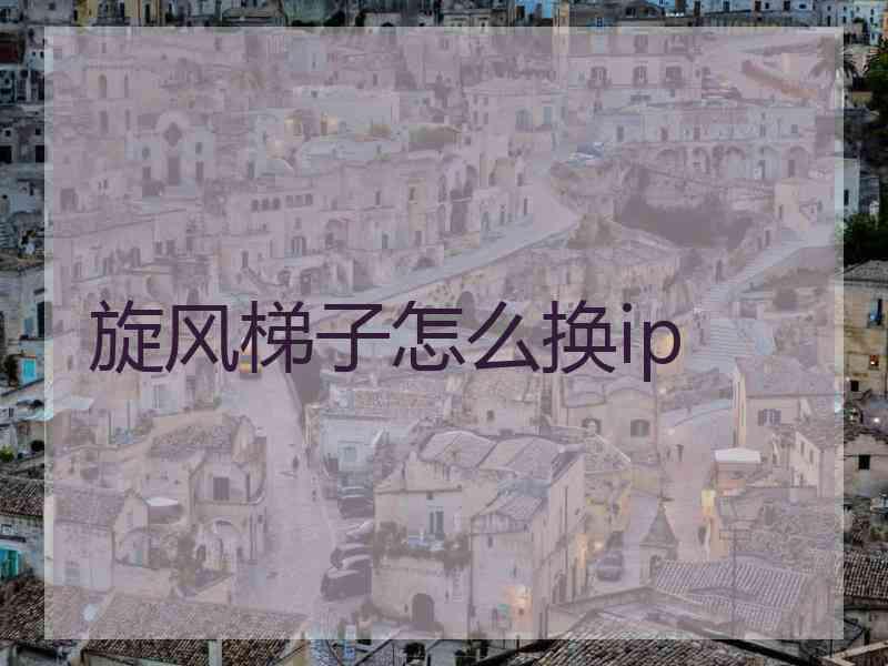 旋风梯子怎么换ip