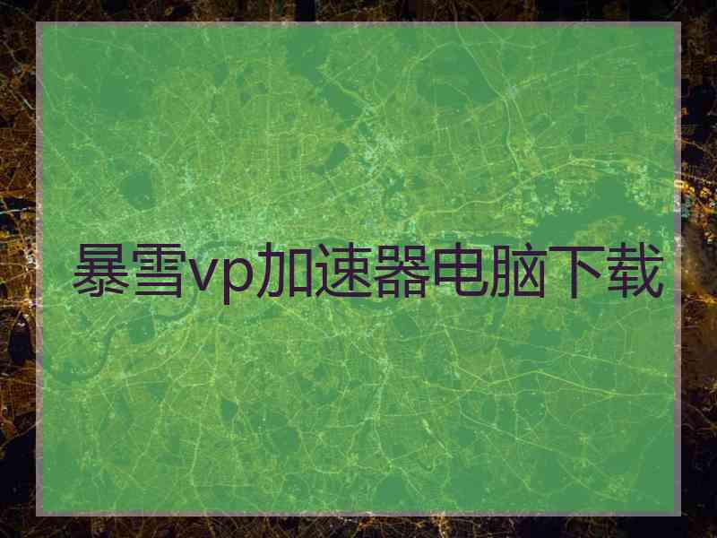 暴雪vp加速器电脑下载