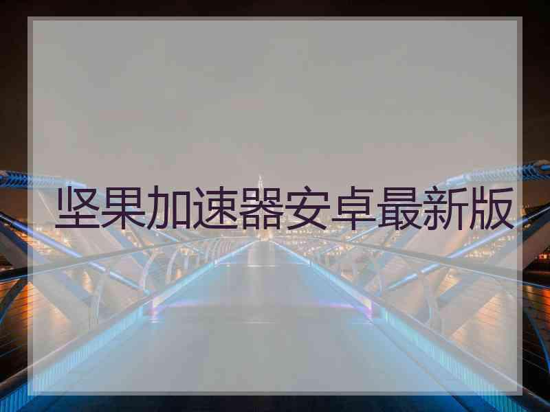 坚果加速器安卓最新版