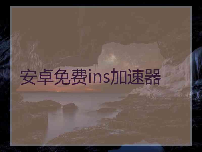 安卓免费ins加速器